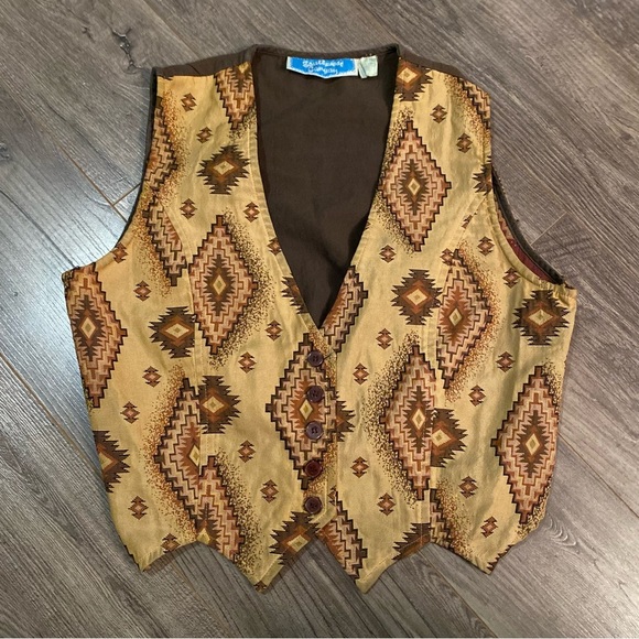 Vintage Southwest Canyon waist coast southwestern tapestry print - Picture 2 of 8